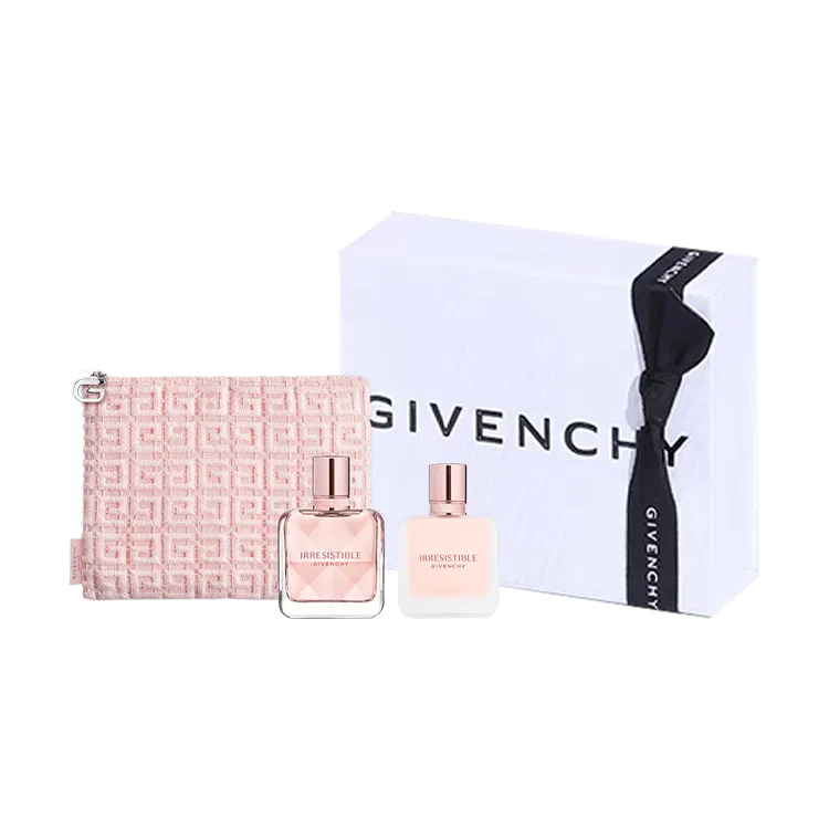 Женский парфюмерный набор Givenchy Charming Fragrance Spray, 35 мл + 35 мл + косметичка, Rose