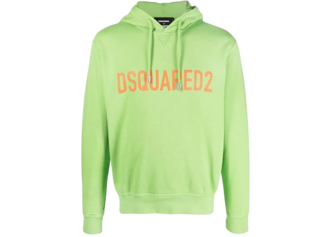 Мужской худи с принтом Dsquared2 Bold Logo Acid Hoodie, Green
