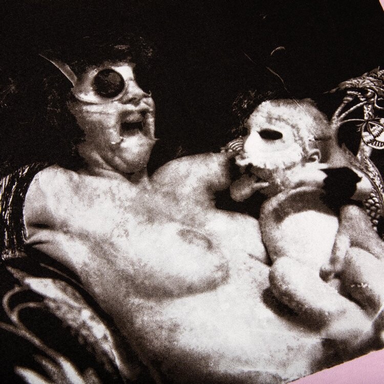 Футболка Supreme x Joel-Peter Witkin Mother And Child Tee 'Light Pink', розовый — фото 4