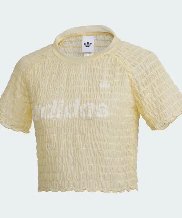 Футболка с дымчатым эффектом, Adidas, желтая