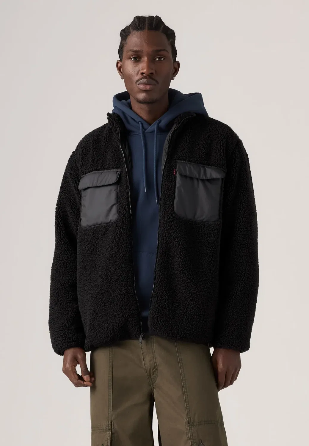 Куртка Campo - флисовая куртка Levi'S, Jet Black — фото 2