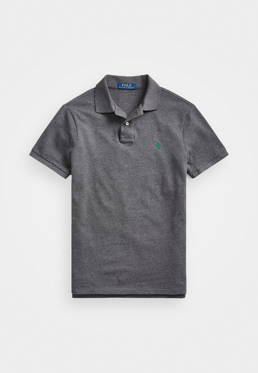 

Поло CUSTOM SLIM FIT Polo Ralph Lauren, серый