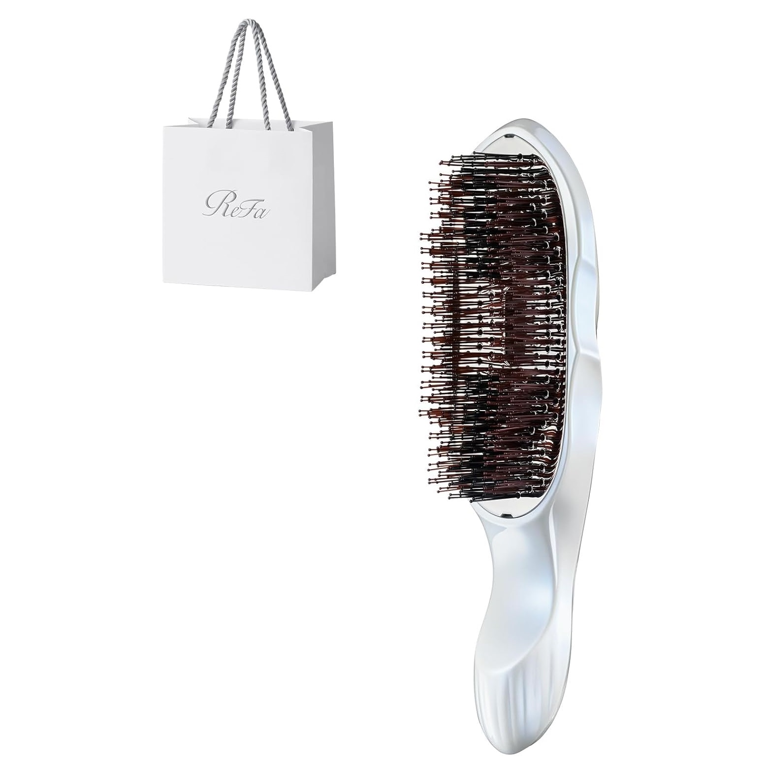 Расческа массажная ReFa Ion Care Brush Premium, white
