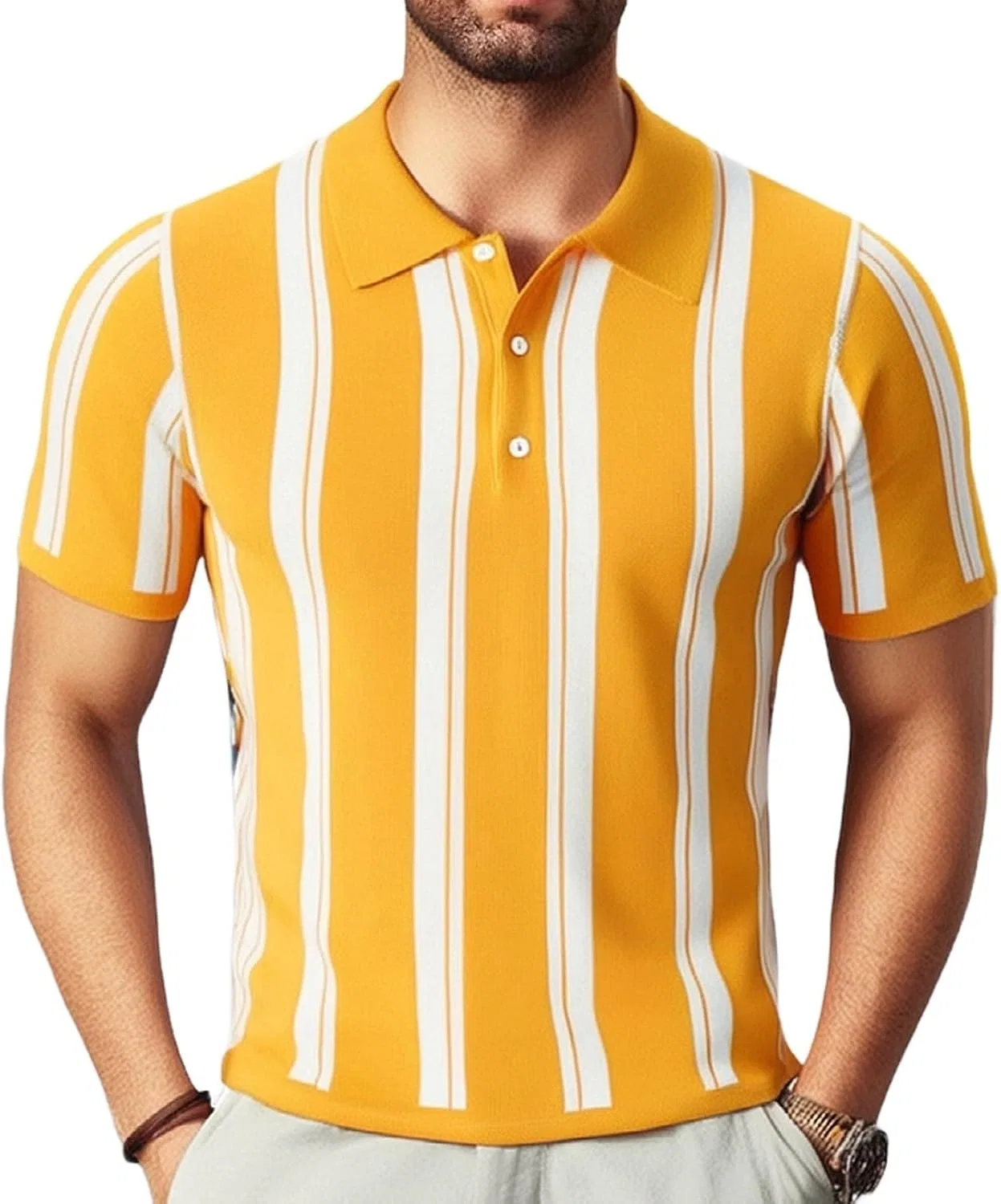 Мужское поло с принтом, Retro Polo