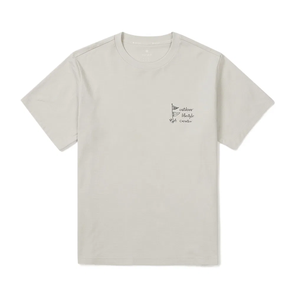 Детская футболка с круглым вырезом Unisex Crew Neck Snow Peak, White/WH — фото 3