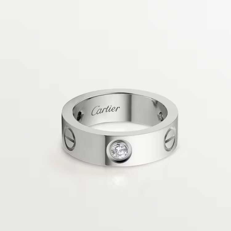 

Кольцо Cartier Love 3 Diamonds, белое золото / бриллиант