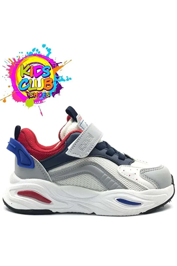 Детские кроссовки для девочек с ортопедической стелькой Evo-Toti cool sneaker orthopedic sole unisex kids sneakers white-laciverte Kocamanlar, White-Blue