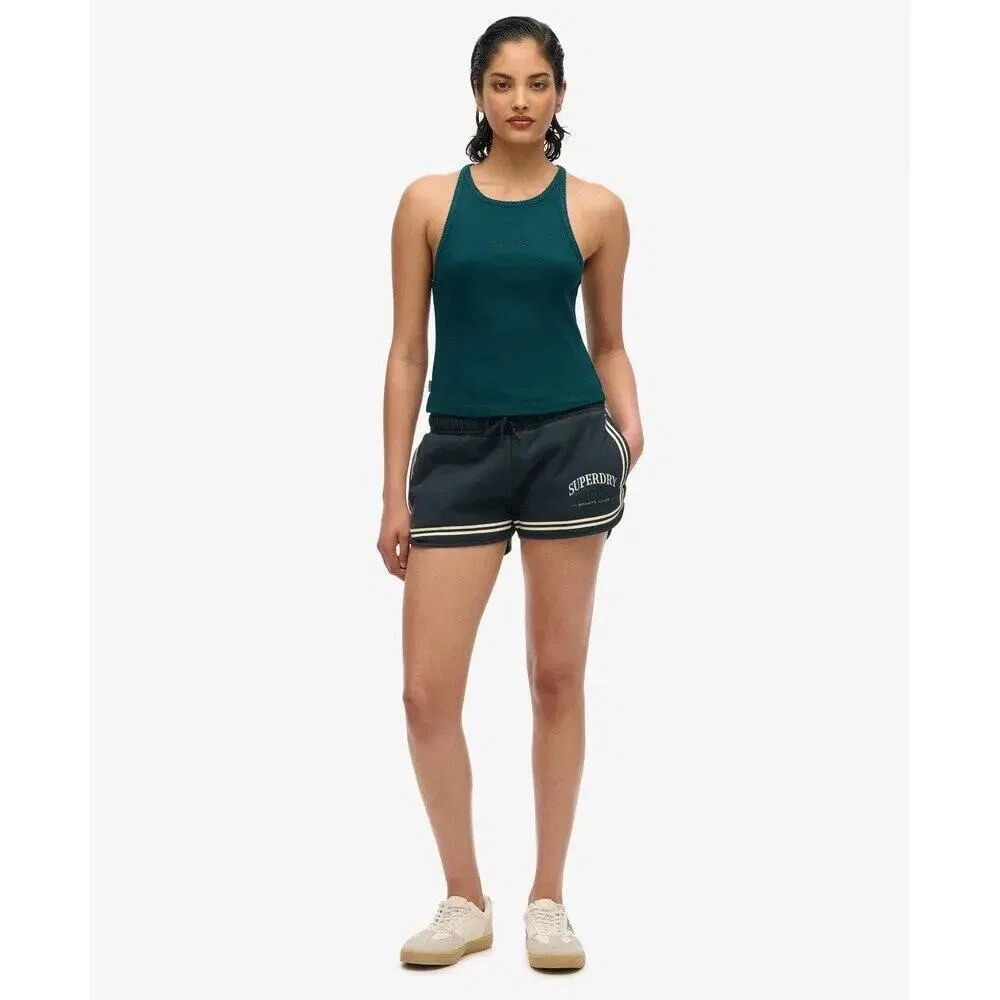Женский топ без рукавов Racerback Essential Superdry, Зеленый — фото 2