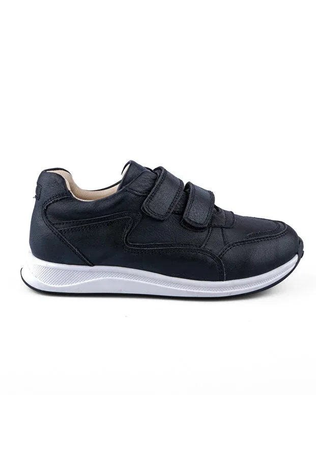 Детские ортопедические спортивные туфли для девочек кожаные Ortoplus, Black