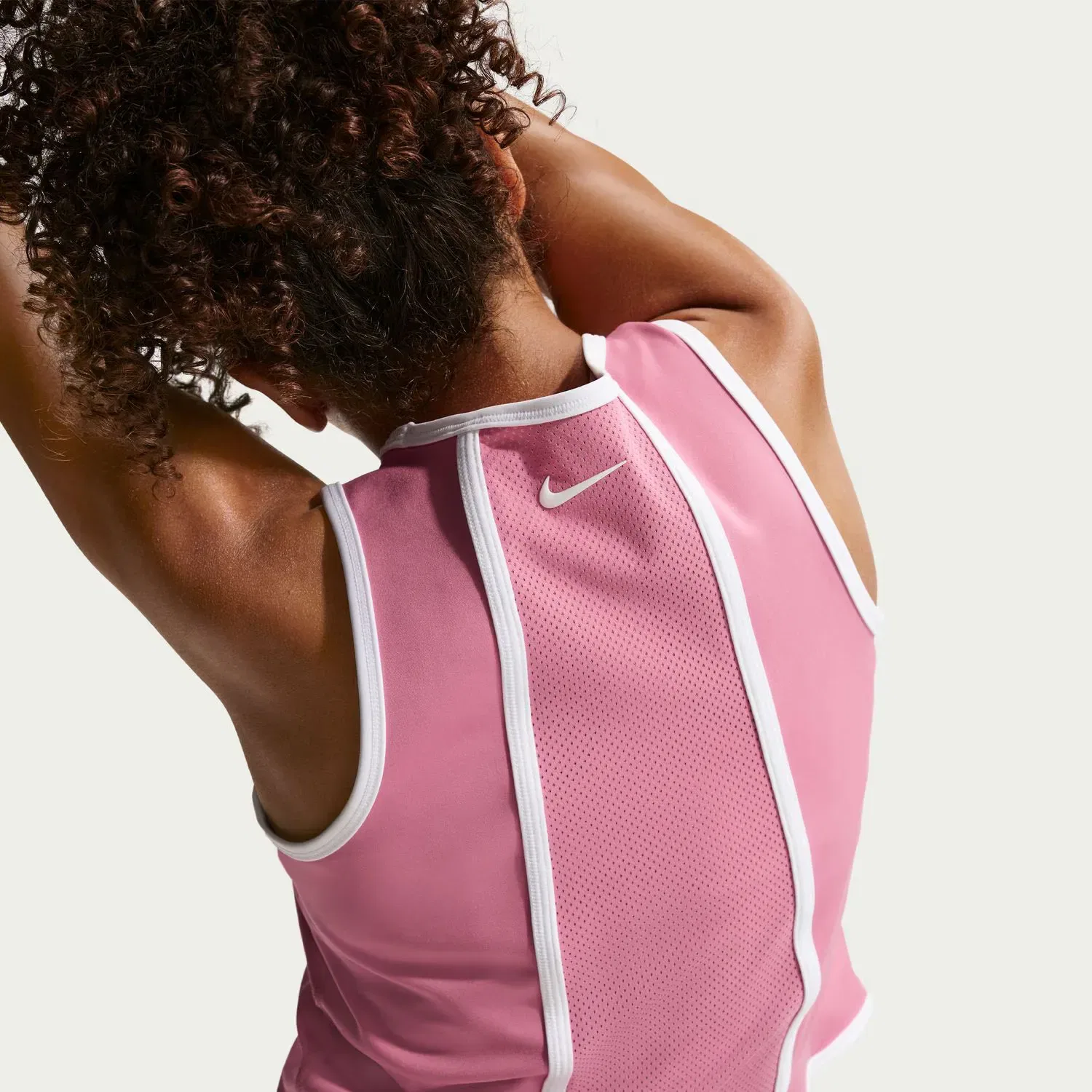 Детская футболка для девочек с технологией Dri-FIT Nike, Роза — фото 4