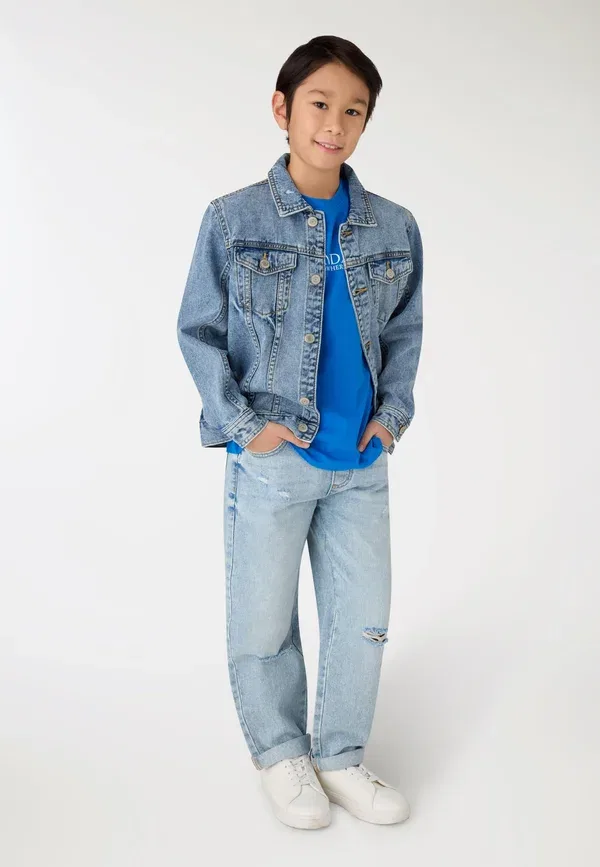 Джинсы деним Straight leg Terranova, Blu Denim Chiaro, синий