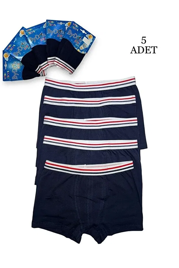 Детские боксеры для мальчиков однотонные Bydon, Navy Blue