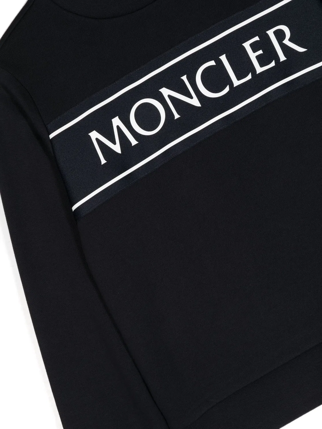 Свитшот с логотипом из хлопка MONCLER GENIUS, синий — фото 2