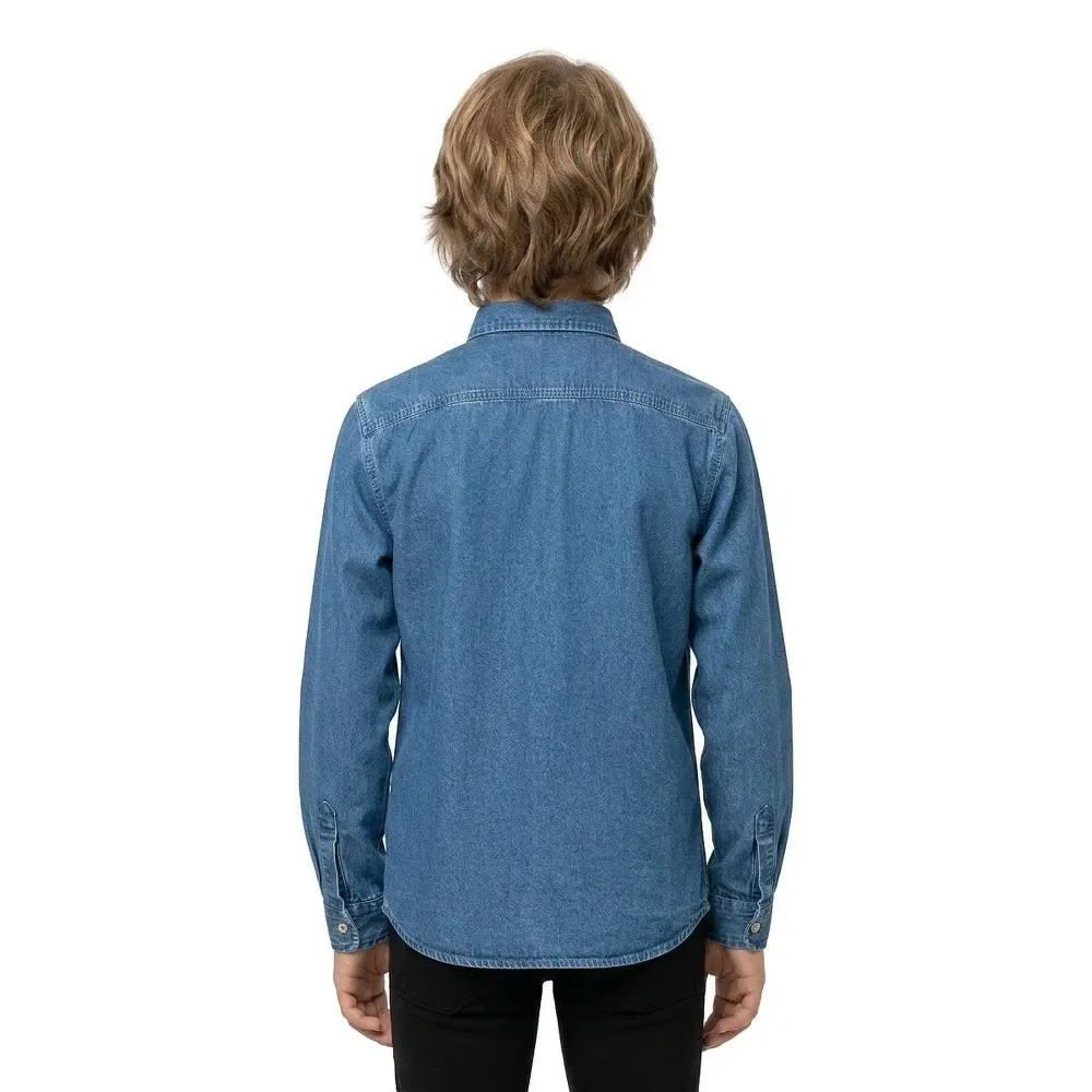 Рубашка с длинным рукавом Stanley At 021 Jack & Jones, синий — фото 4