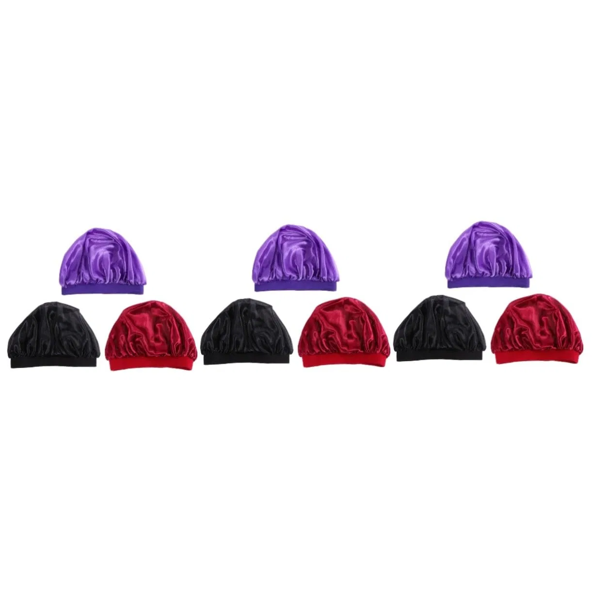 Шапочка для душа Polyester, 3-Pack, 20x20 cm FRCOLOR