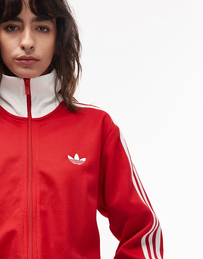 Классическая спортивная футболка Adidas Originals, красный — фото 4