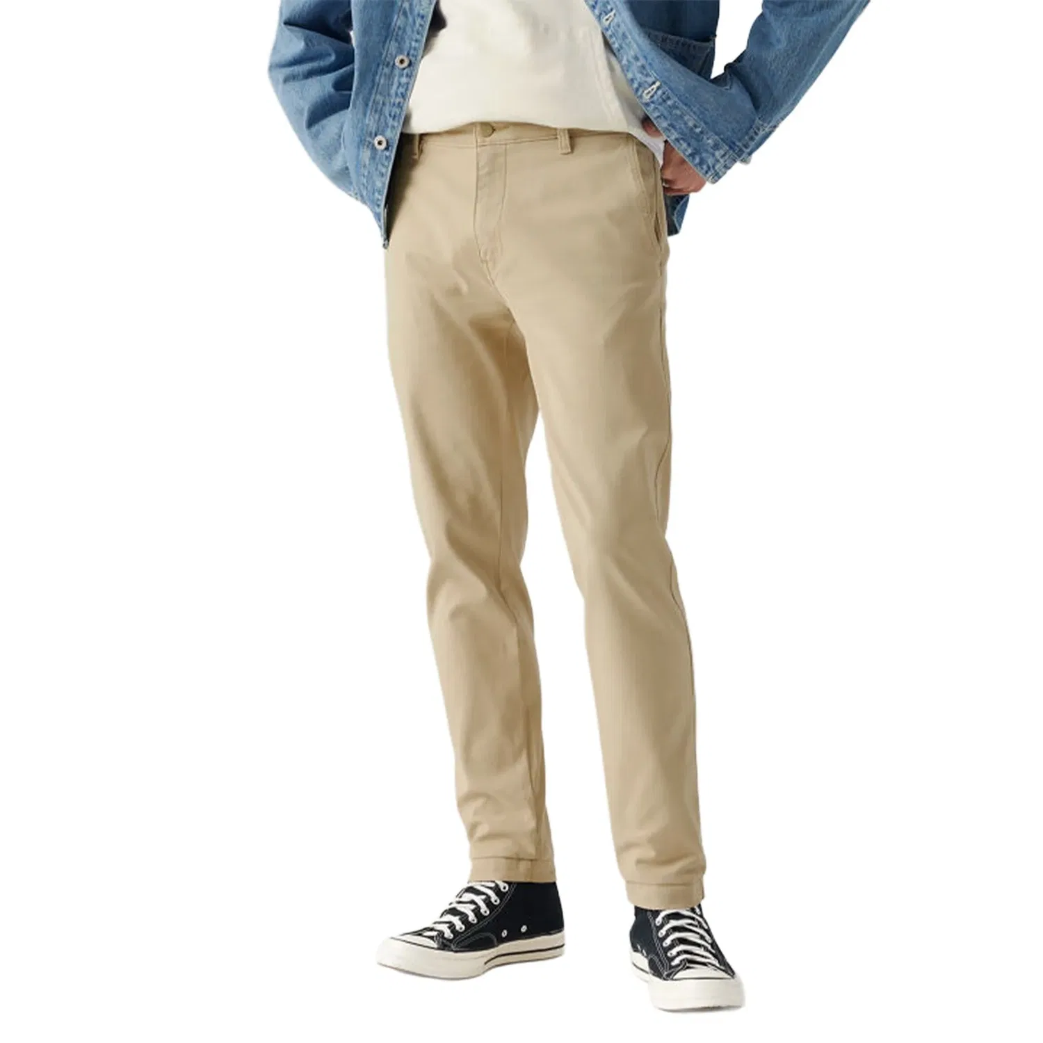 Мужские прямые джинсы классические Levi's, Beige — фото 3
