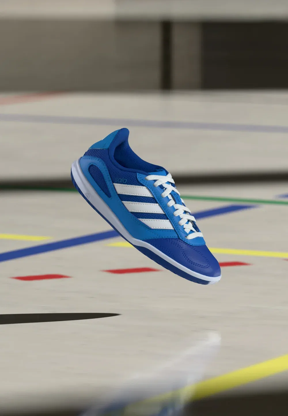Детские футбольные бутсы Super Sala Competition III для игры в помещении (унисекс) Adidas Performance, Lucid Ray Blue/Footwear White/Team Royal Blue