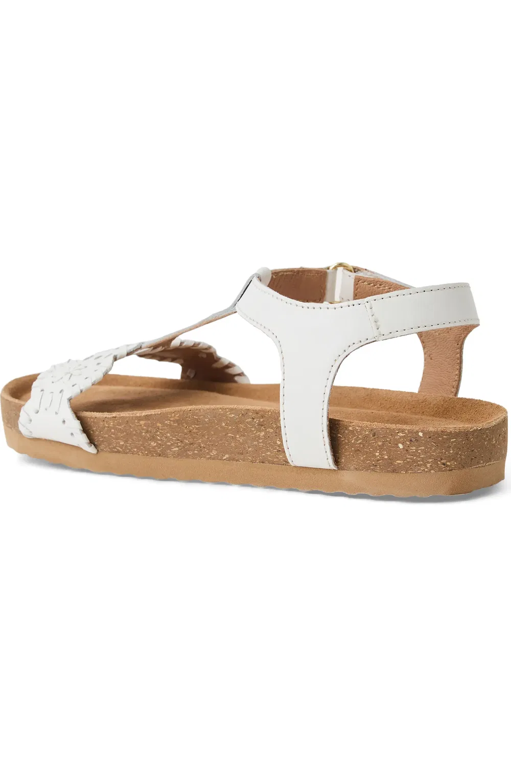 Сандалии детские с регулируемым ремешком Lauren Ankle Strap Platform Jack Rogers, белый — фото 2