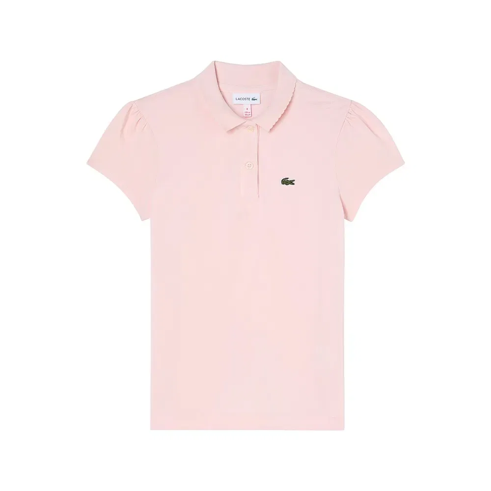 Детское поло для девочек с коротким рукавом Lacoste 447026, Pink