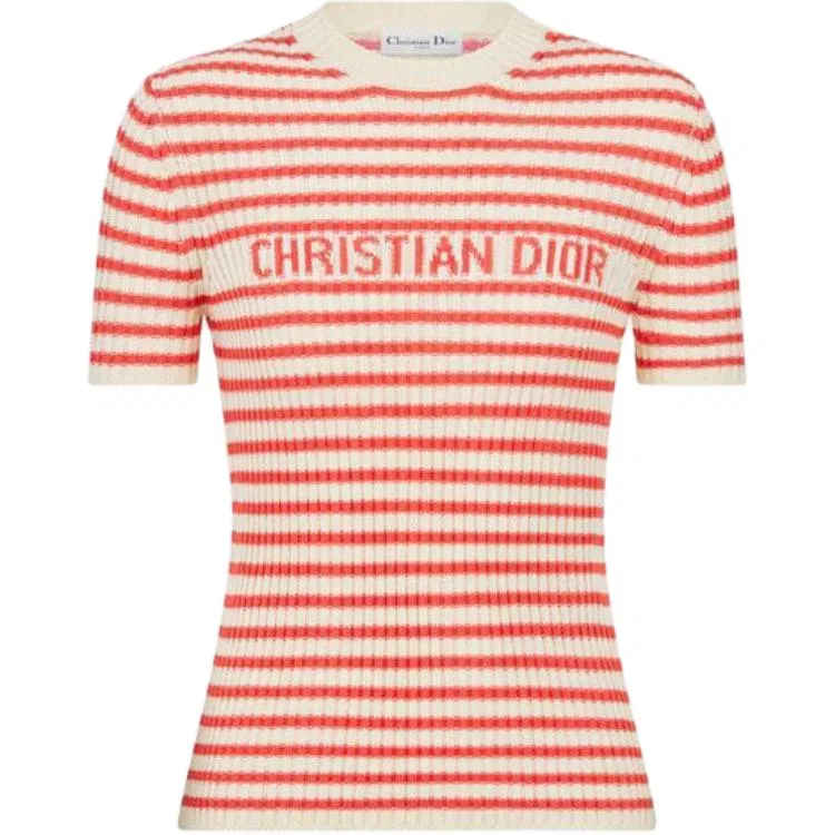 Женская футболка с принтом DIOR, Multicolor