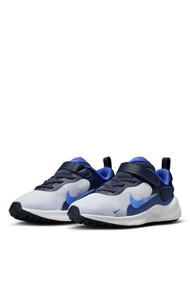 Детские кроссовки для девочек с принтом Revolution 7 psv Nike, Blue — фото 2