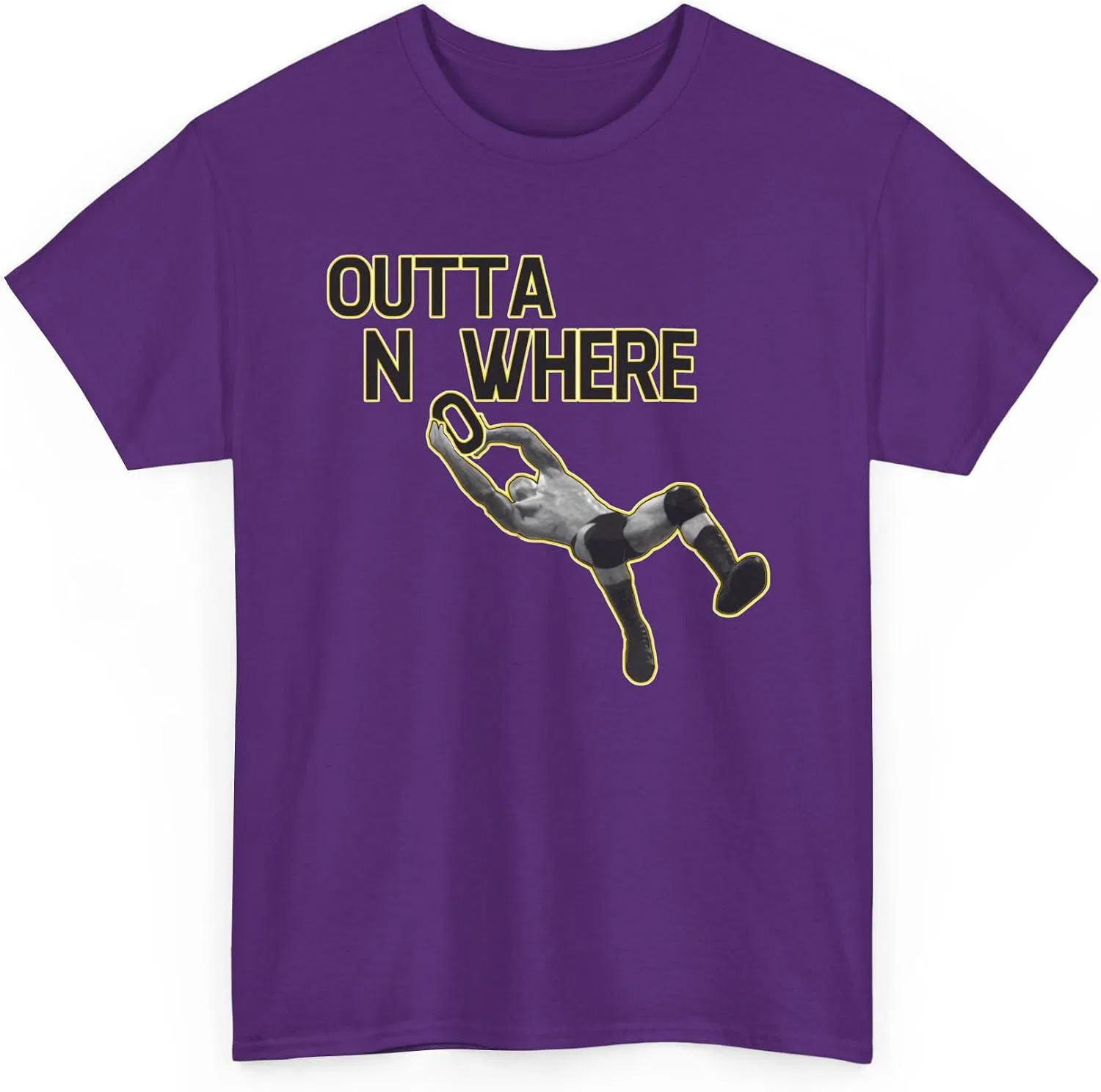 Футболка с принтом RKO Randy Orton, Purple — фото 3