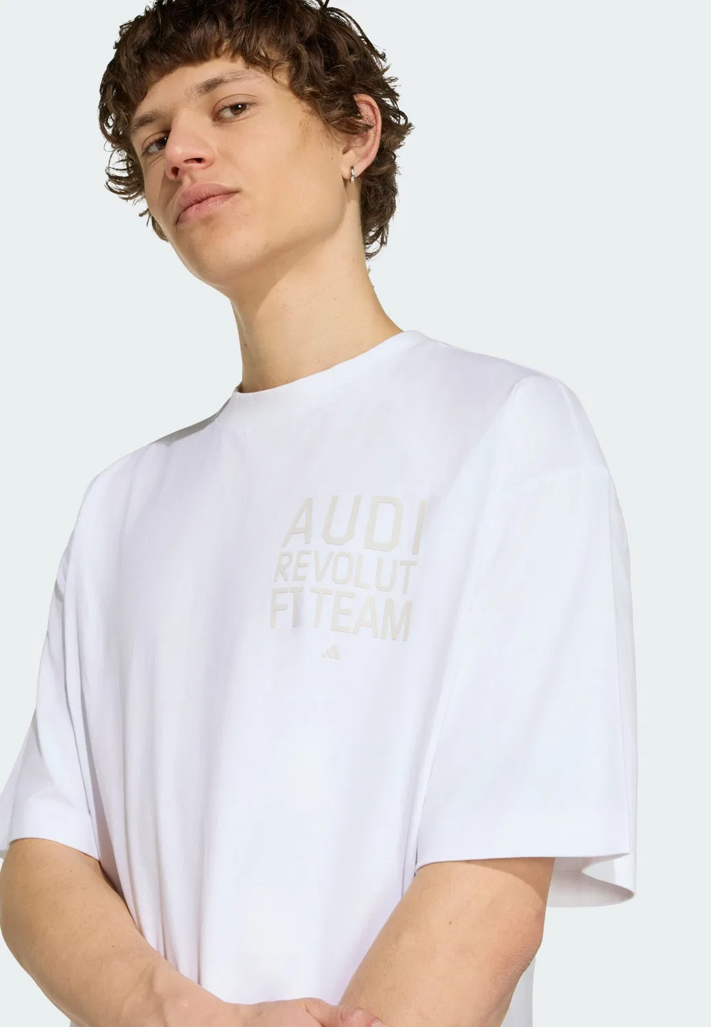 Спортивная футболка Adidas Performance Shirt AU EF GR ll белого цвета — фото 3