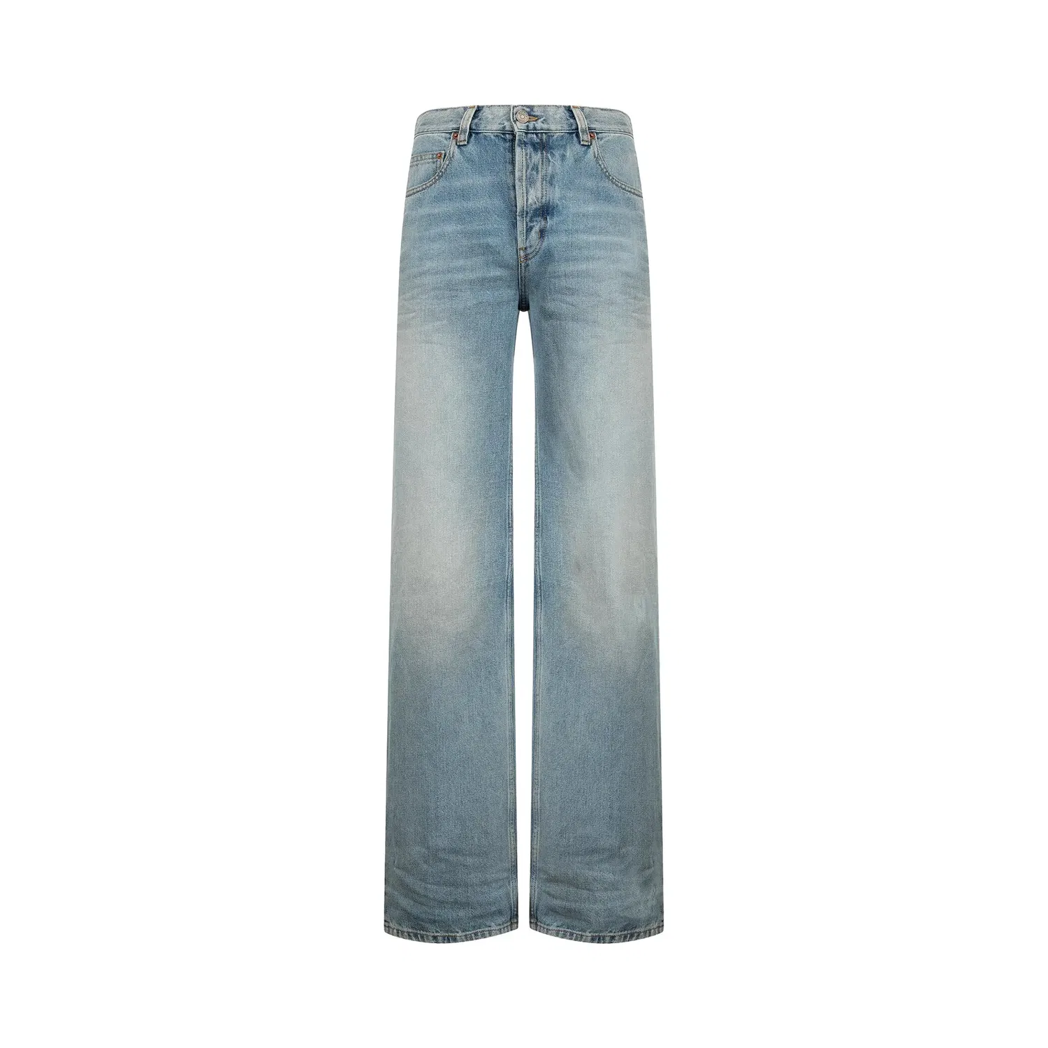 Джинсы мешковатые Saint Laurent Neo 90s Baggy, Dark Summer Blue