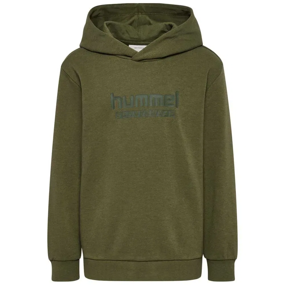 Детское худи для девочек с капюшоном Hummel, Green