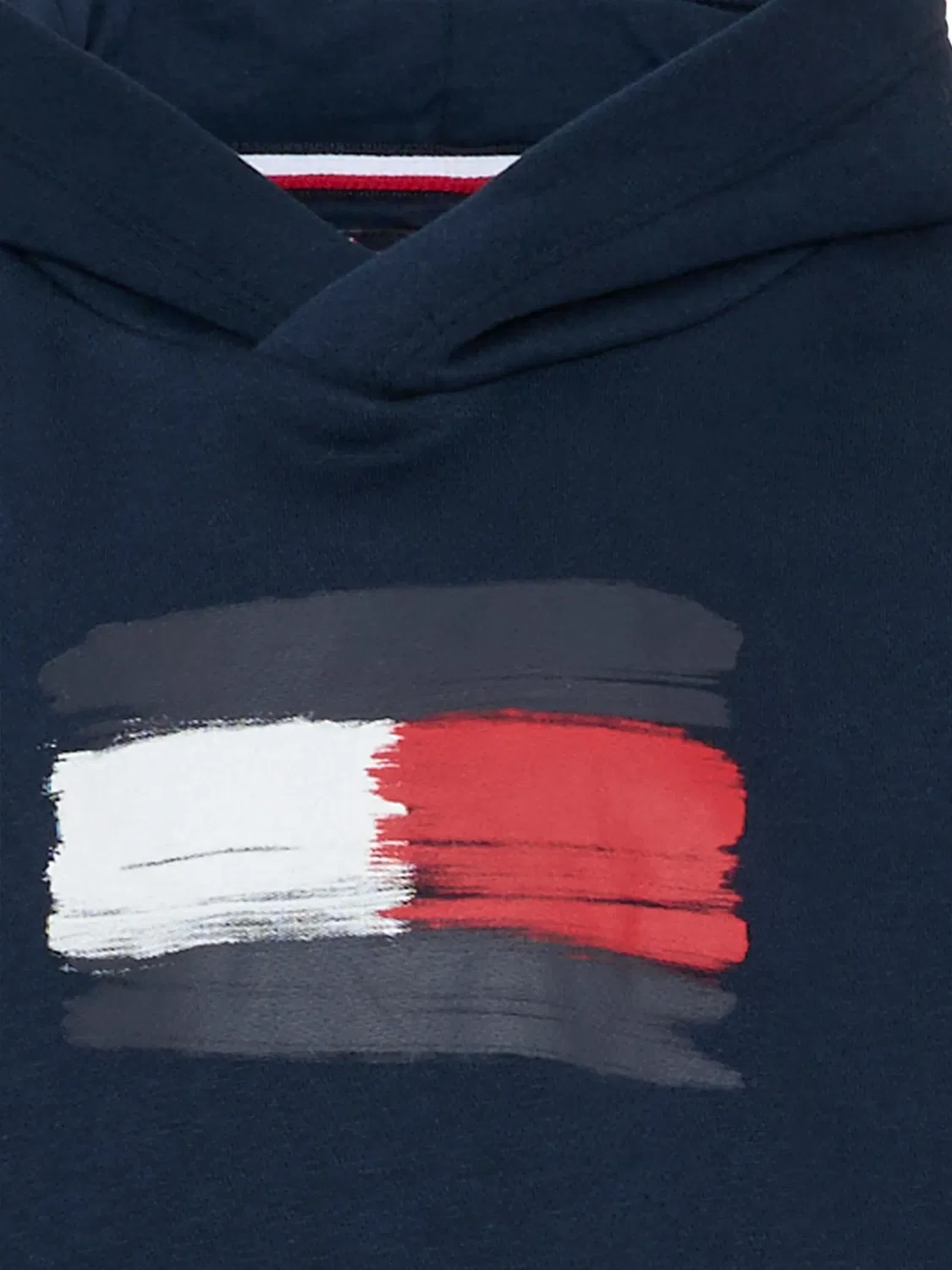 Худи с длинным рукавом и логотипом Tommy Hilfiger, синий — фото 2