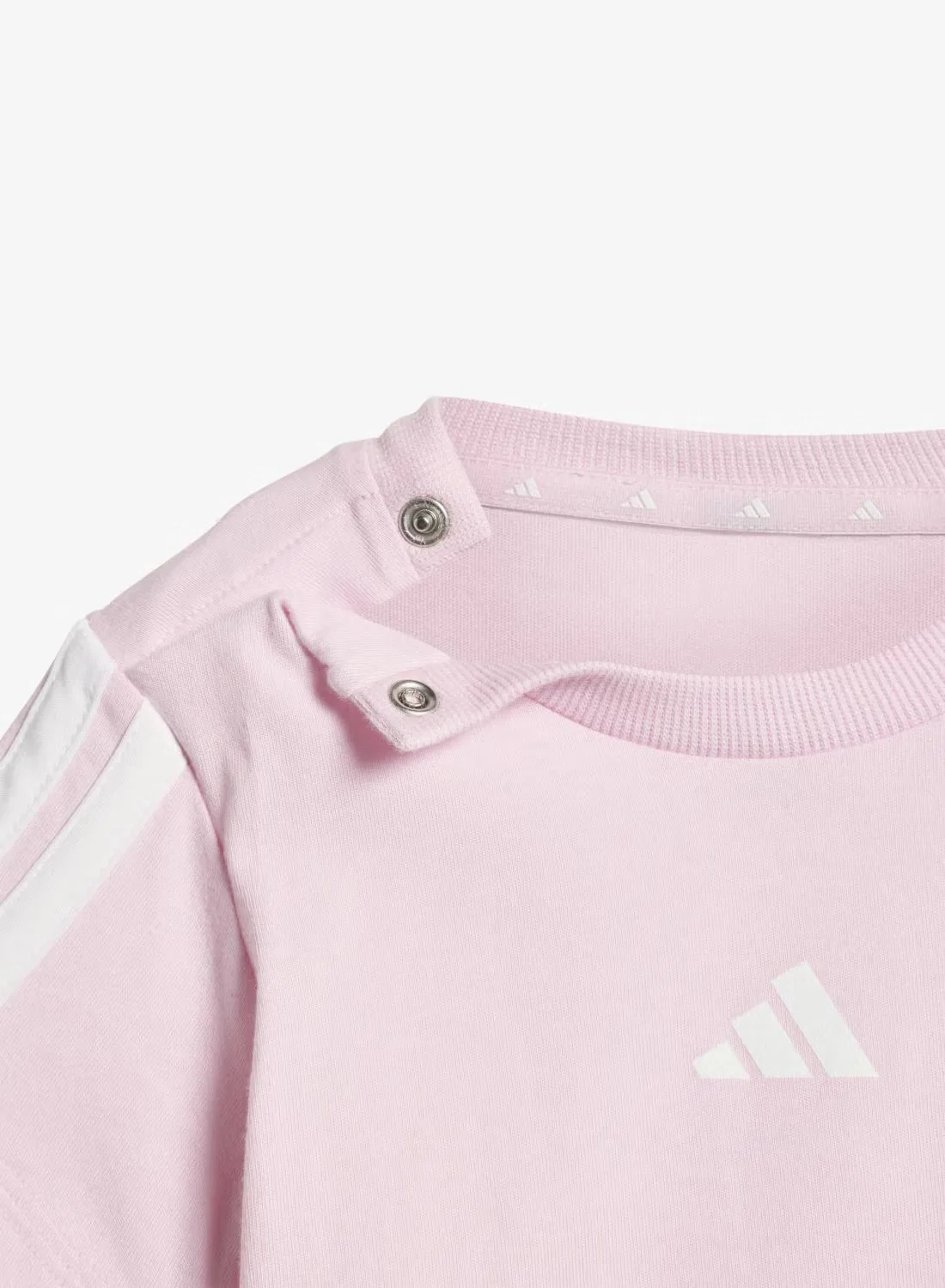 Комплект футболка и шорты Essentials Adidas, розовый — фото 3