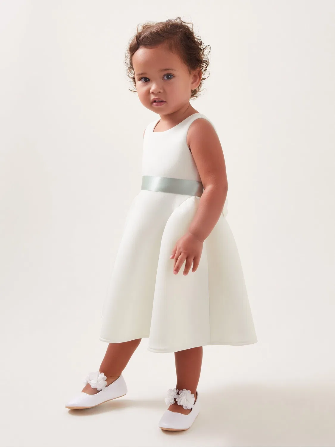 Платье для подружки невесты Monsoon Natural Baby Holly Bridesmaid Dress Monsoon, натуральный