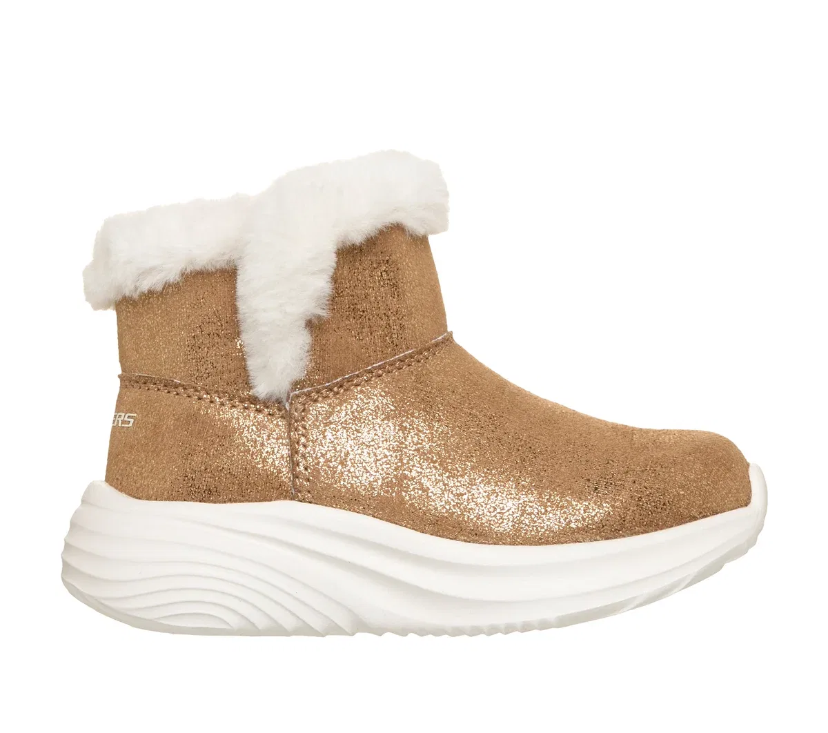 Детские кроссовки Bounder Pro - Teddy Puff Skechers, каштановый
