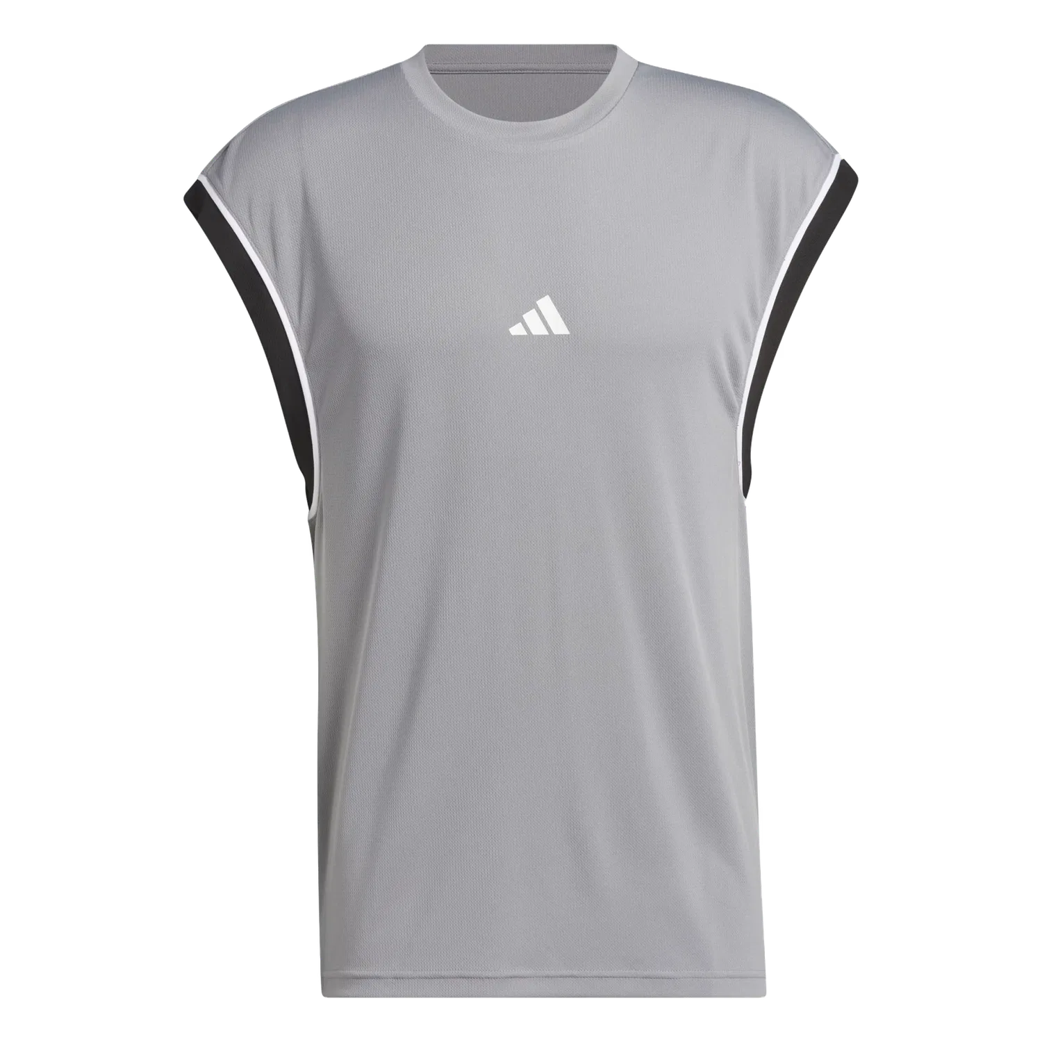 Майка свободная без рукавов All-World Adidas, серый