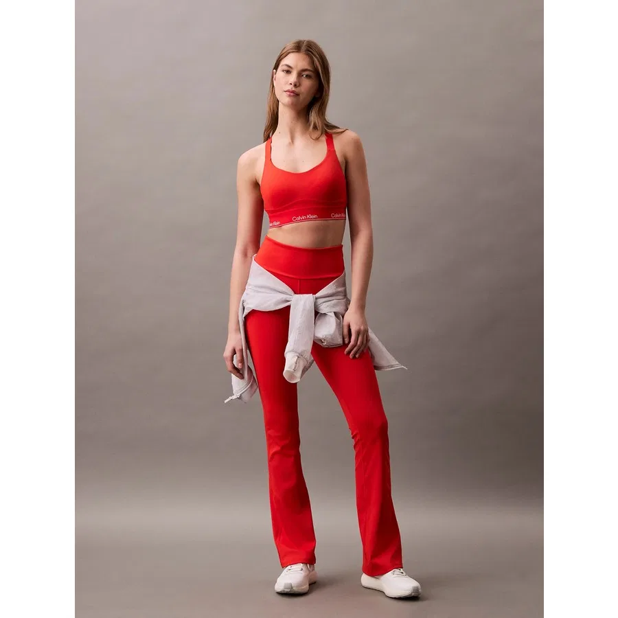 Спортивный бюстгальтер с высокой поддержкой Sports Bra High Support Calvin Klein, Красный