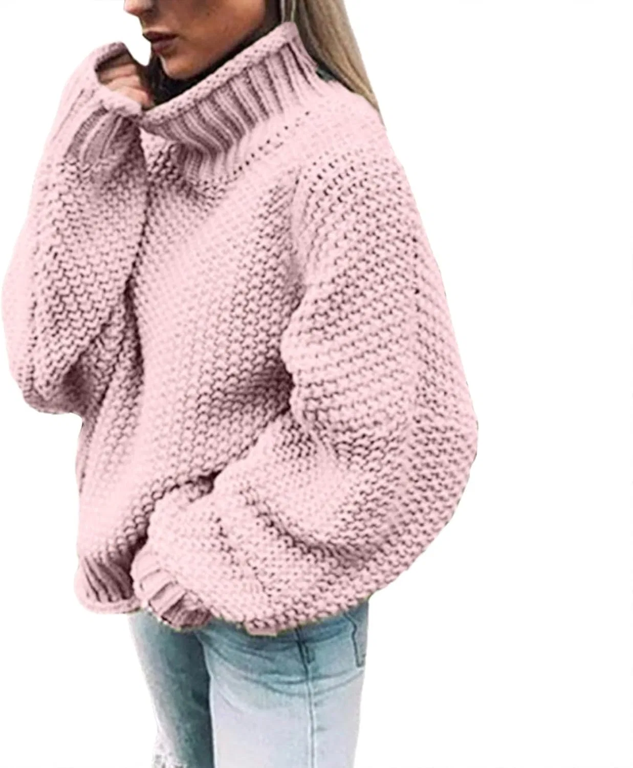 Женский свитшот с длинным рукавом, Oversized, B12- Pink