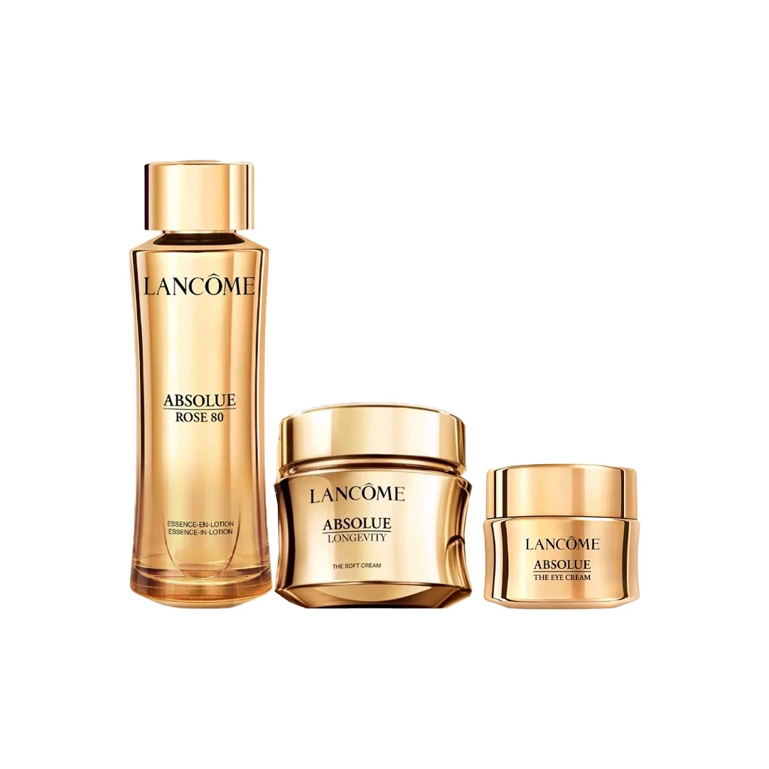 Женский набор для ухода за кожей Pure Serums Water 150мл+Face Cream 60мл+Eye Cream 20мл, LANCOME, Black