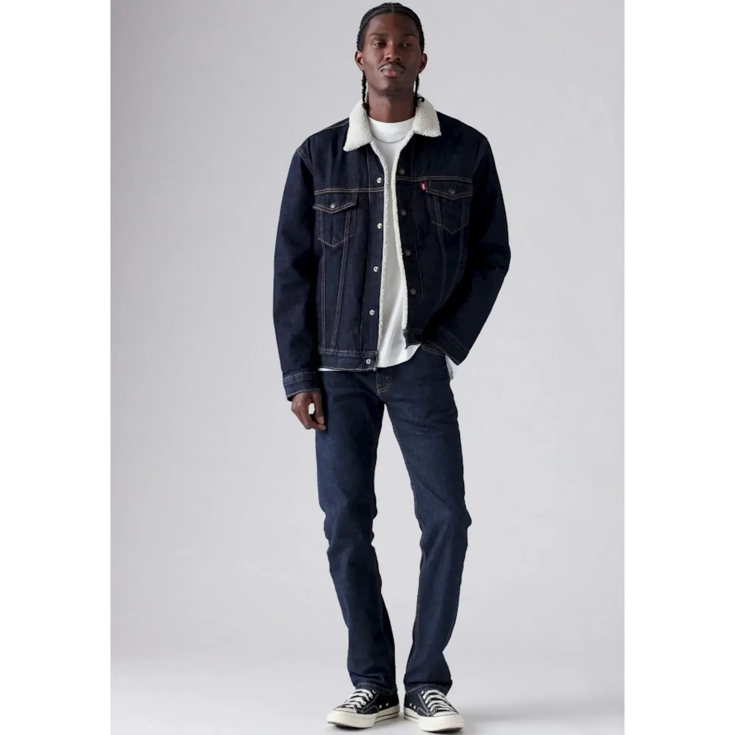 Мужские прямые джинсы Slim Fit Levi's, Denim — фото 4