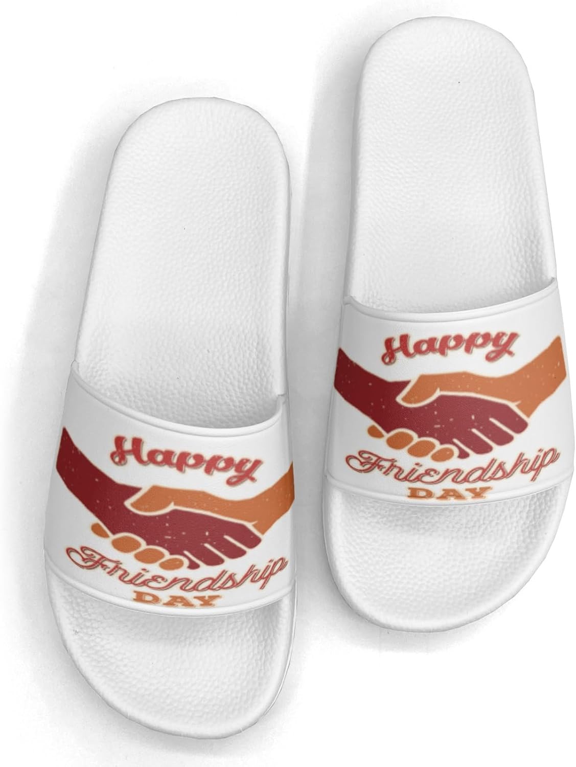 

Тапочки-сандалии Happy Best Friend Design для женщин и мужчин, повседневные, спортивные, для бассейна, душа, дома и на улице Generic, Happy Best Friend Day Custom 1