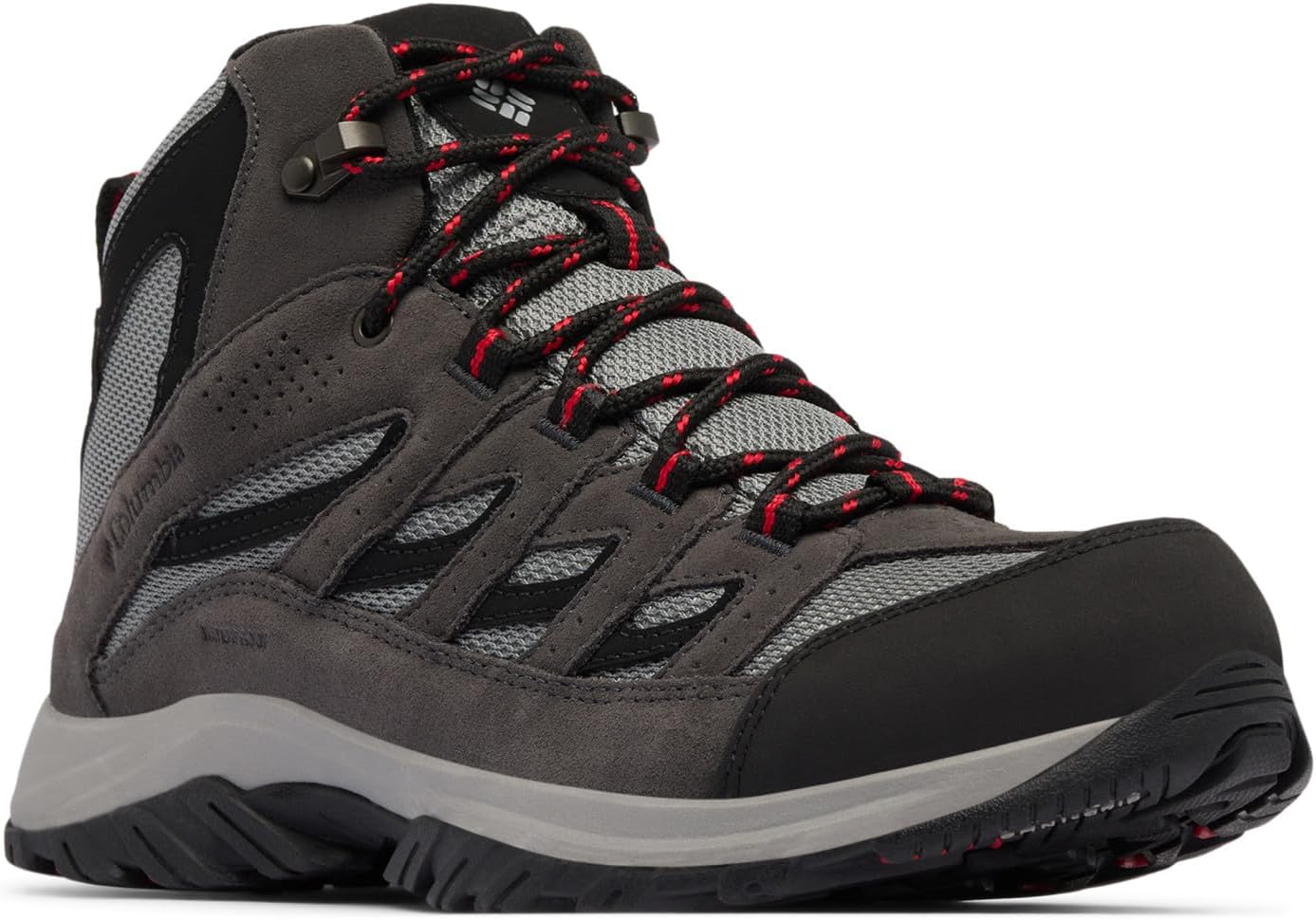 

Columbia мужские треккинговые ботинки Crestwood Mid Waterproof, Dark Grey/Mountain Red
