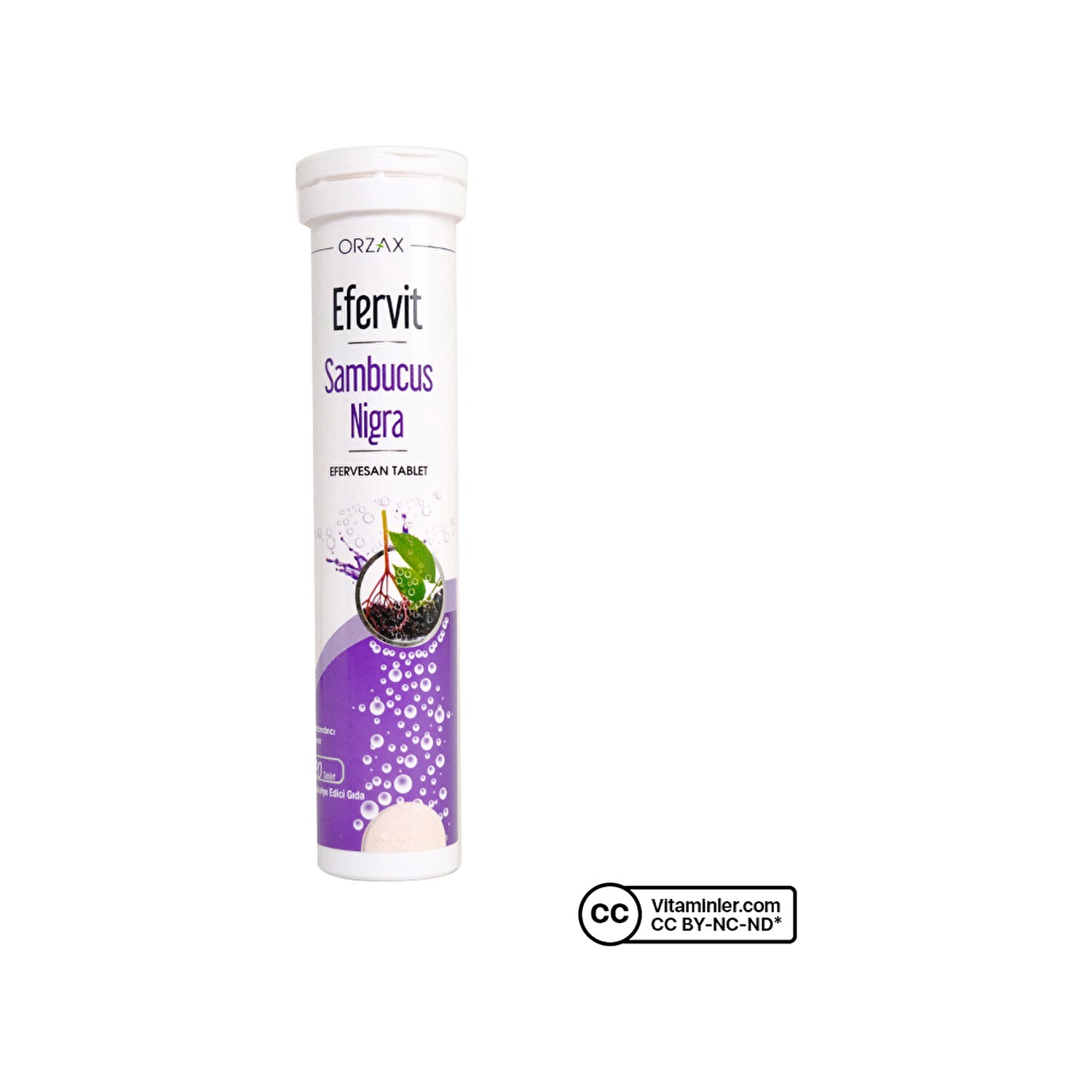 

Добавка Orzax Efervit Sambucus Nigra Effervescent, 20 таблеток