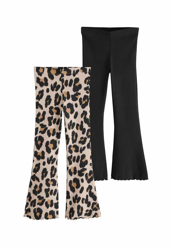 Брюки с принтом animal 2 pack - leggings - trousers Next, Animal, черный