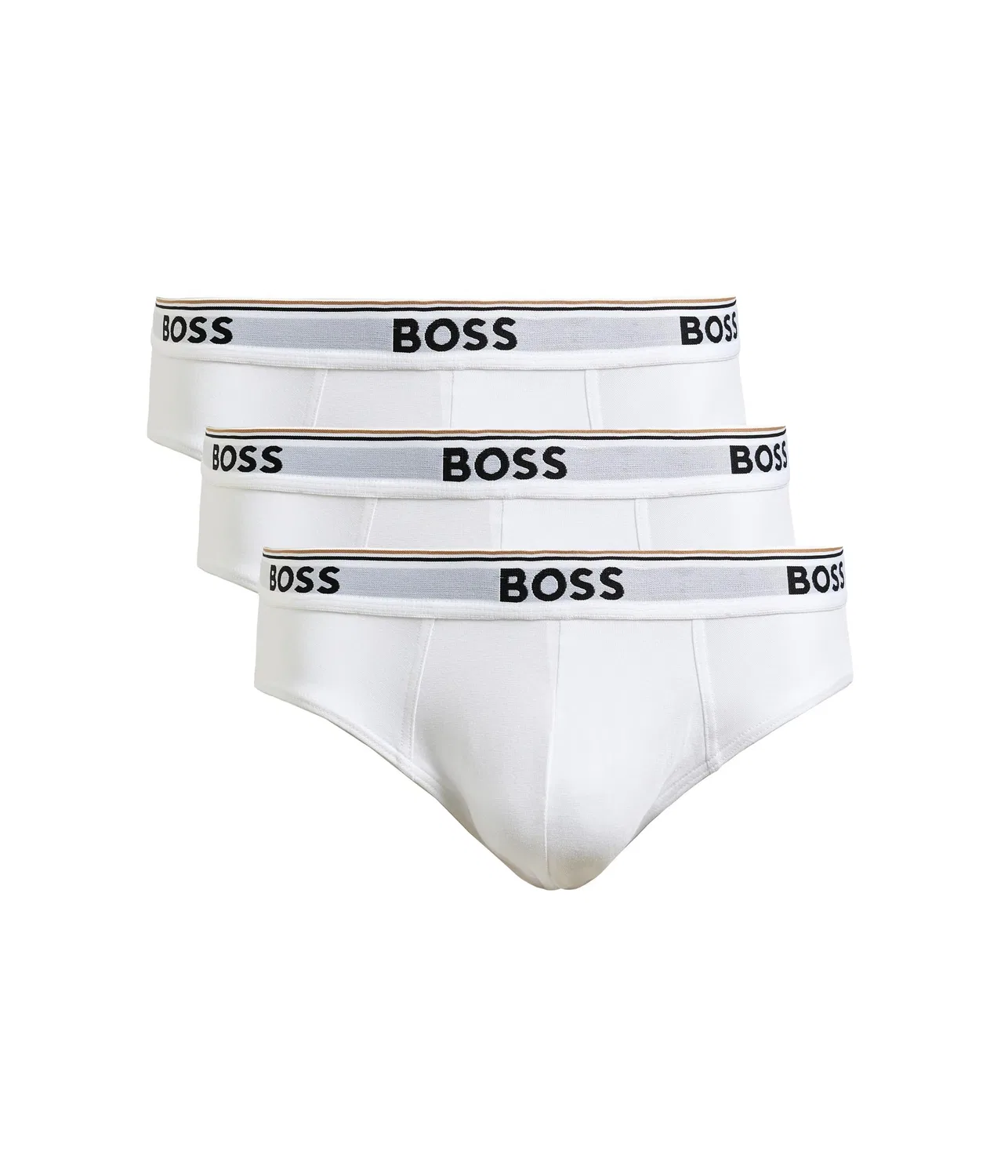 Трусы, 3 пары Brief 3-Pack CO/EL 10146061 01 Boss, White