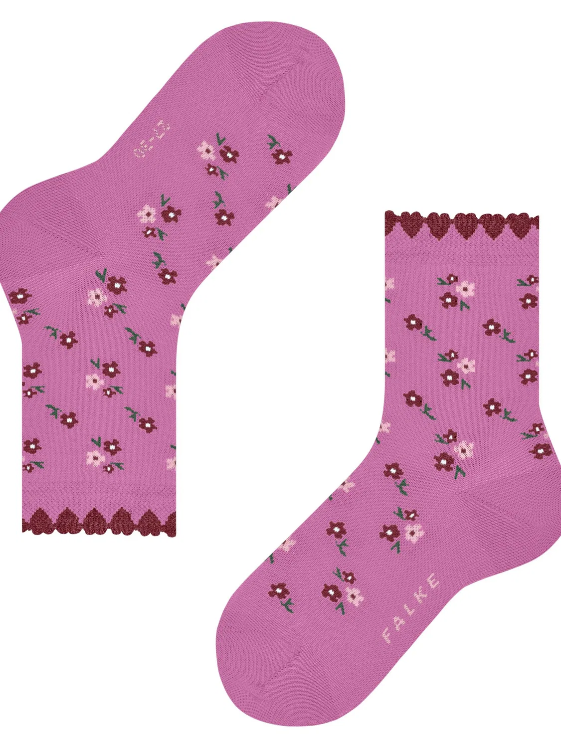 Носки Falke Ditsy Flowers цвета розы — фото 3