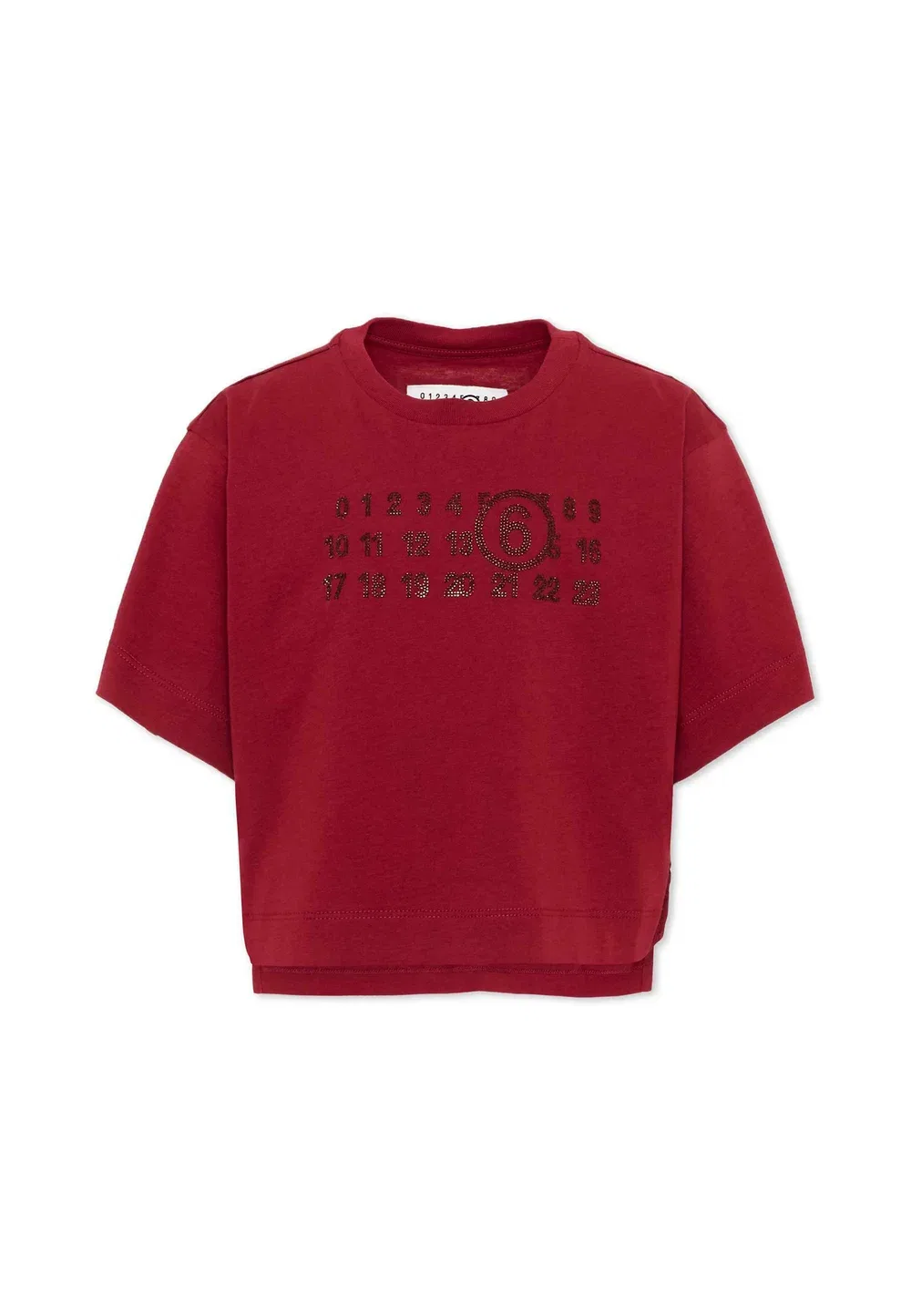 Футболка - футболка с принтом Mm6 Maison Margiela, Bordeaux