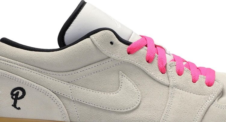 Кроссовки Sneaker Politics x Air Jordan 1 Low Block Party, белый — фото 2