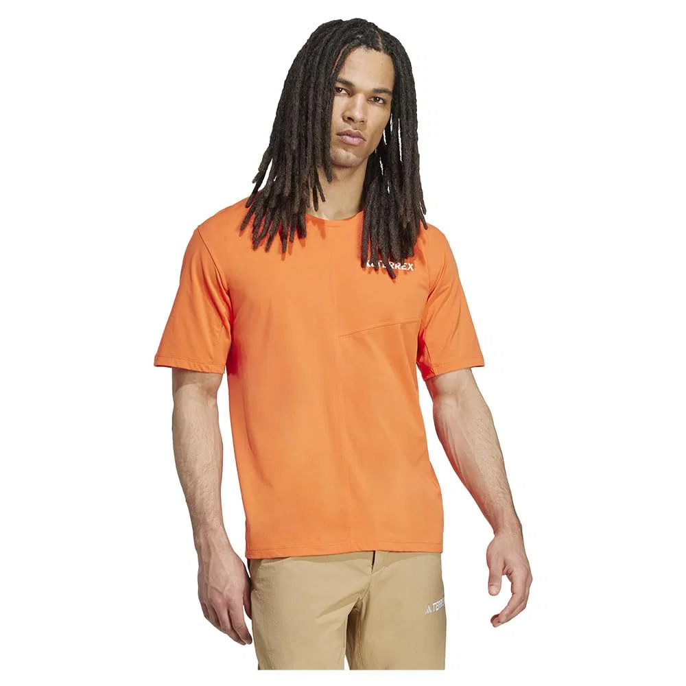 Мужская футболка с принтом Terrex Multi Climacool adidas, Seeds Impact Orange — фото 3