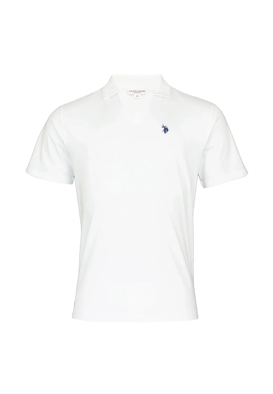 Поло с коротким рукавом Knopflos U.S. Polo Assn., белый