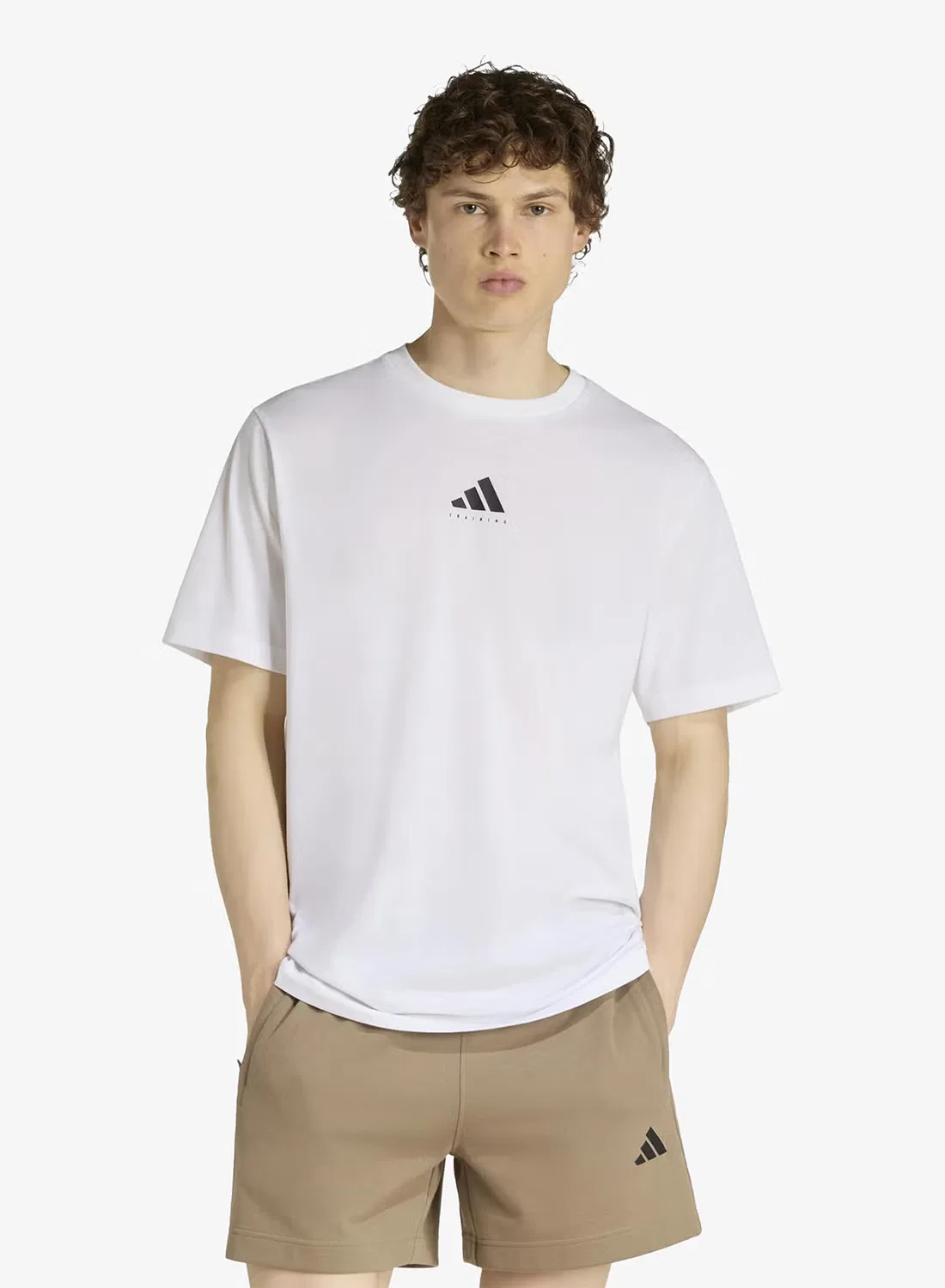 Футболка с принтом Climacool Category Training Graphic Adidas, белый